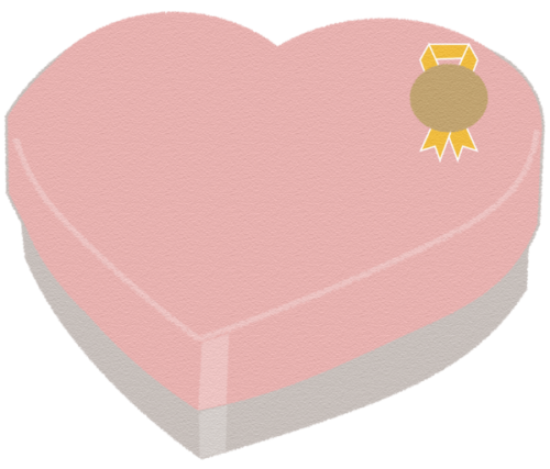 กล่องของขวัญรูปหัวใจ