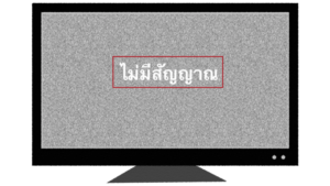 ทีวีไม่มีสัญญาณ